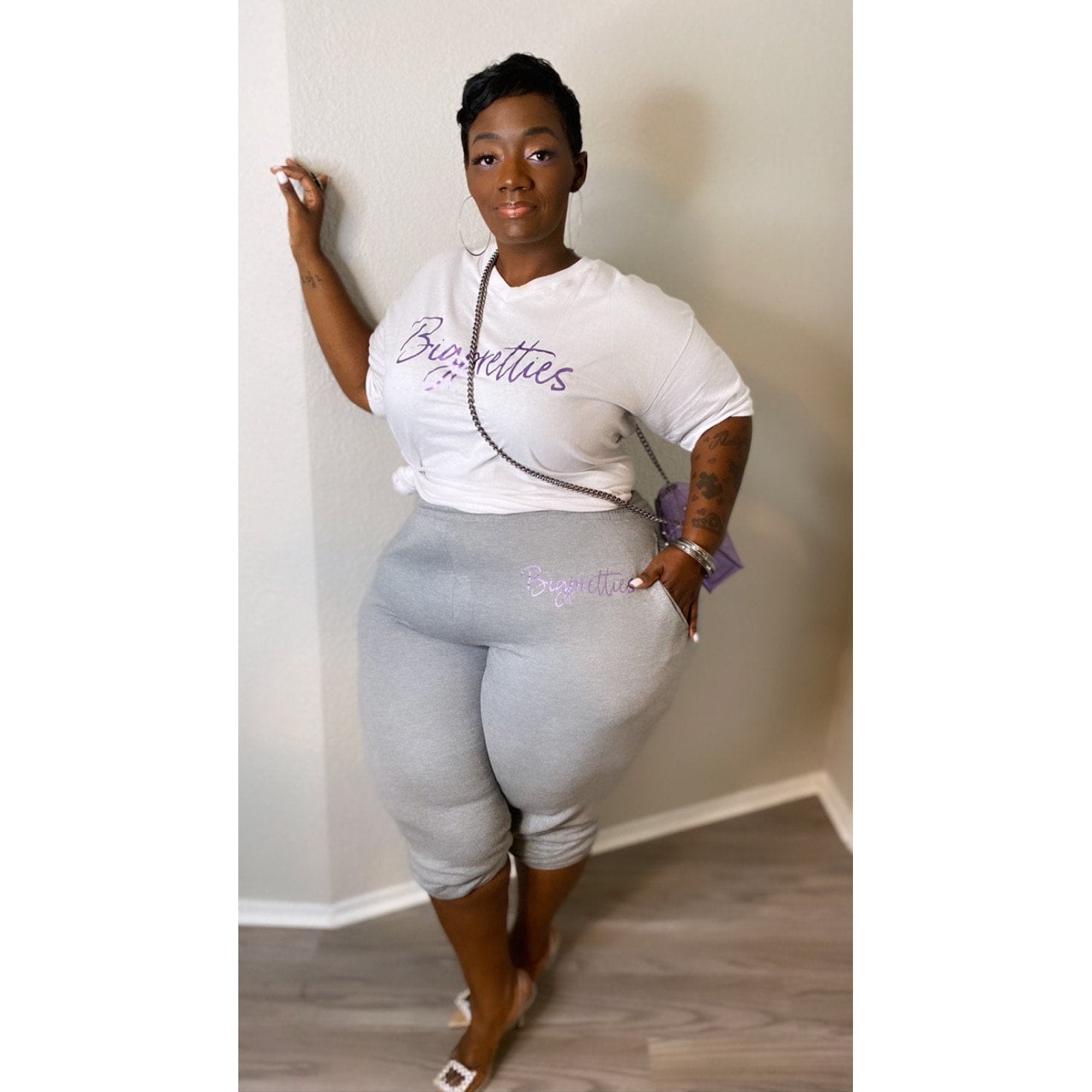 Grey Signature Sweatpants