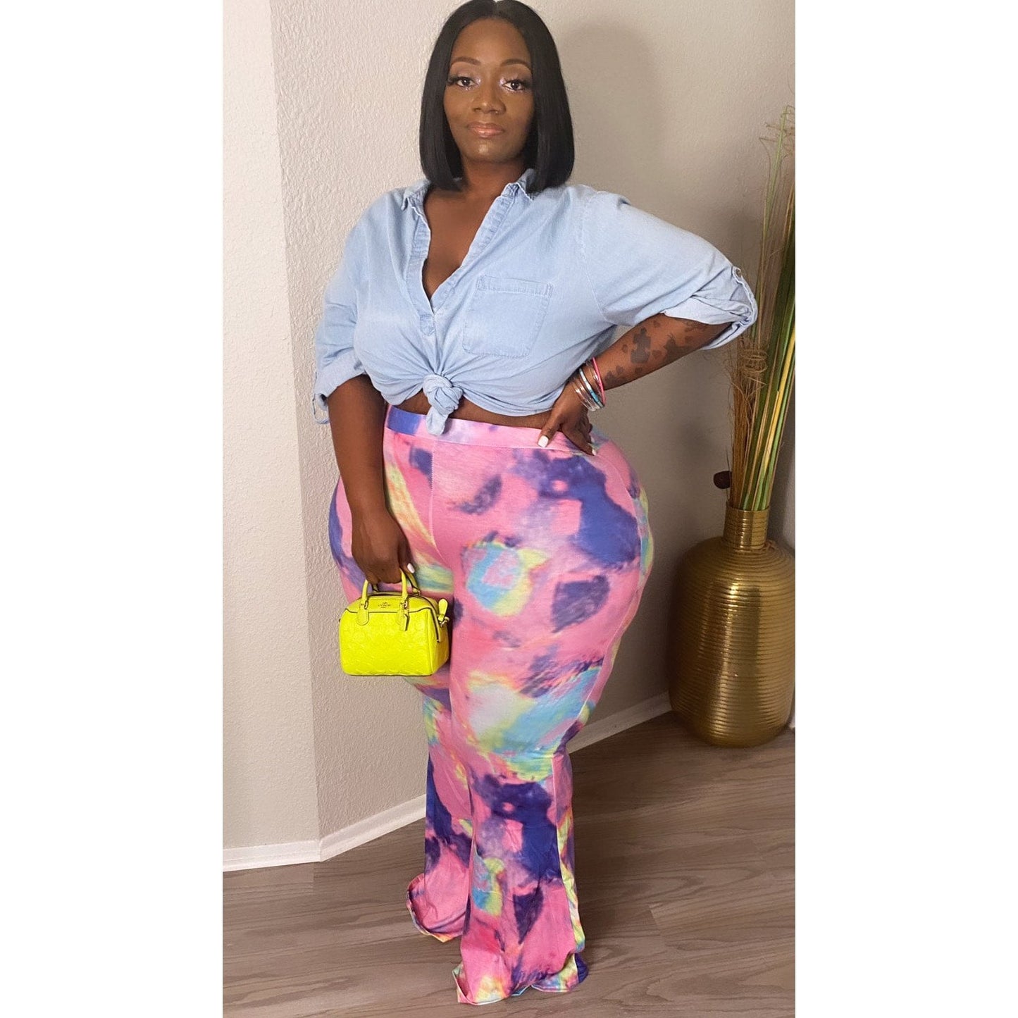 Tie Dye Flare Pants